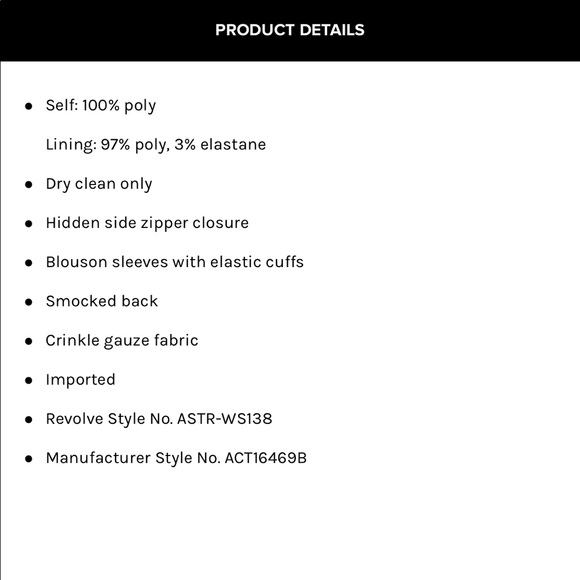 ASTR TONINA TOP - Picture 3 of 3